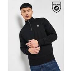 Fred Perry Jumpers Fred Perry Badge 1/2 Zip Sweatshirt - Black