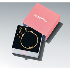 Pandora Love Script Bracelet Gift Set - Gold Plated