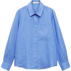 Mango Bluse - Blue Denim