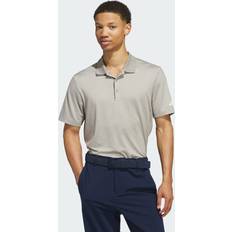 Recycled Fabric Polo Shirts adidas Beyond Textured Polo Shirt Putty - Beige