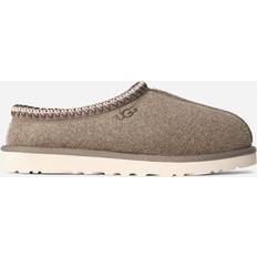 UGG Men Clogs UGG Tasman Shaggy Suede Slippers - Smoke Plume Grey