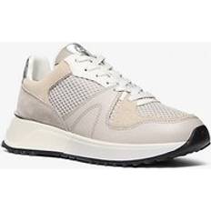 Michael Kors Trainers Michael Kors MK Jaime Mixed-Media Trainer - Grey