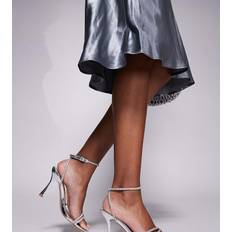Simmi London Wide Fit Yara Barely There Sandaler - Silverfärgade
