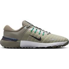 Green - Men Golf Shoes Nike Free Golf NN - Light Army/Lt Silver/Black
