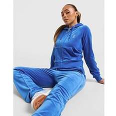 Juicy Couture Diamante JC Logo Hoodie - Blue