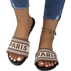 Shein Womens Fashionable Flat Slippers For Outdoor Activities New Style