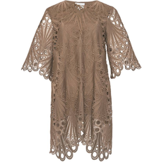 Bruna Blusar Noella Kalona Tunic Morel - Brun
