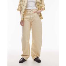 Yellow Jeans Topshop Barrel Mid Rise Jean - Buttermilk