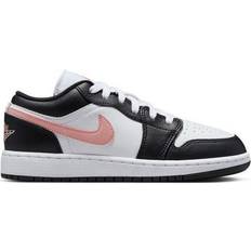 Laced Basketball Shoes Children's Shoes Jordan Nike Air 1 Low Older Kids' Shoes - White