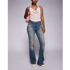River Island Bootcut Jeans Med Mellanljus Tvätt - Blå
