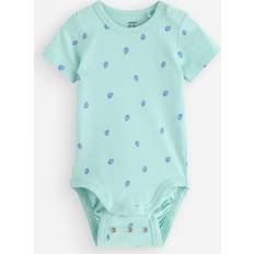 Turquoise Bodysuits Lindex Short-Sleeved Bodysuit