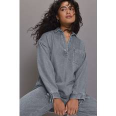 NEXT Dame Bluser NEXT Bluse - Grå/Grey Denim