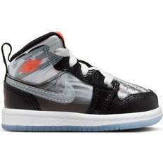 Babies Sneakers Nike Air Jordan 1 Mid SS X-Ray TD - Black/Ice Blue/Total Crimson/White