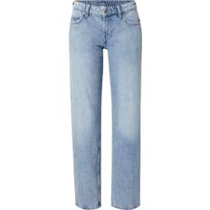 Weekday Arrow Jeans Med Lav Talje Og Lige Ben - Blå