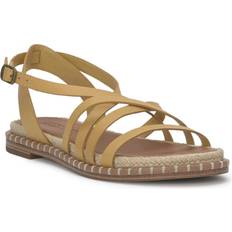 Lucky Brand Kielly Strappy Whipstitch Flat Sandals - Taupe