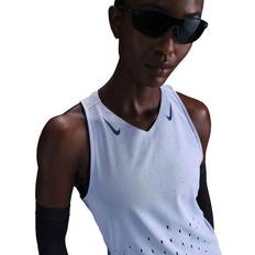 Nike Aeroswift Dri-fit Adv Running Singlet - Ghost/Blue Void