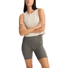 Röhnisch Linnen Röhnisch Slub Cropped Tank Träningskläder Dam - Light Gray