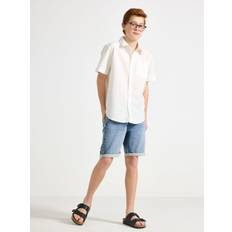 Blåa - Jeansshorts Lindex Staffan Straight Leg Jeansshorts Med Superstretch