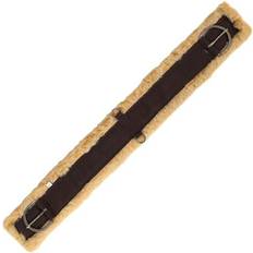Girths Aime Western Nylon Fleece Straight Cinch - Brown