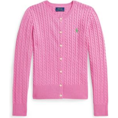 Polo Ralph Lauren Koftor Polo Ralph Lauren Big Girls Mini-Cable Cotton Cardigan - Pink