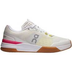 Synthetic Racket Sport Shoes On The Roger Advantage Pro Tennis Shoes - White/Pink