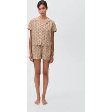 L Nattplagg Mango Printed Cotton Pyjama Pack - Pastel Green