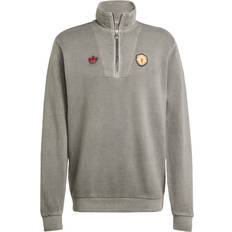 Manchester United FC Jackets & Sweaters adidas Manchester United Terrace Icons Half-Zip Top Black S