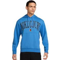 Nike Court Dri-fit Fleece Heritage Huvtröja Herrar - Blå