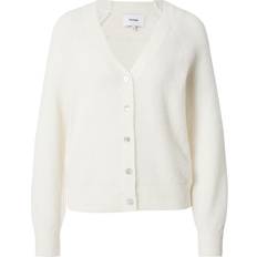 Nümph Trøjer Nümph Nuriette V-Neck Cardigan - Cloud Dancer - Lyseblå