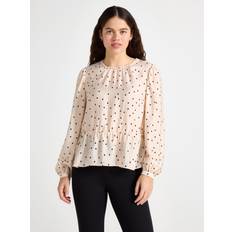 Kläder Lindex Blus Med Volangkant