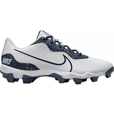 Nike Alpha Huarache 4 Keystone Baseball Shoes - White/Midnight Navy