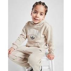 Adidas Tracksuits Children's Clothing adidas Originals Varsity Overhead Tracksuit Children - Beige