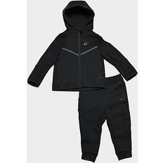 Nike Infant Tech Fleece Full-Zip Hoodie Set - Black