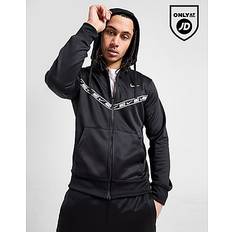 Nike Outerwear Nike Tape Polyknit Full Zip Hoodie - Black