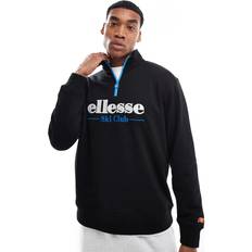 Baleor Sort Sweatshirt Med Kvart Lynlås