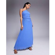 Plisseret Kjoler Forever New Mirabelle Pleated Asymm Maxi Dress - Cornflower Blue