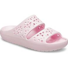 Crocs Sandaler Crocs Klassiske Blomsterudskårne Sandaler - Lyserød