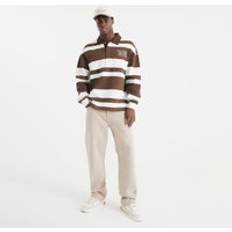 Natural Jeans River Island Denim Loose Fit Jeans - Beige