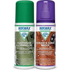 Suede Shoe Care Nikwax Nubuck & Suede Footwear Clean Waterproof DUO-Pack Spray-On 8.4 fl Ounce