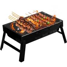 Charcoal Grills Gardenised 187-Sq in Small Black Portable Charcoal Grill QI004806