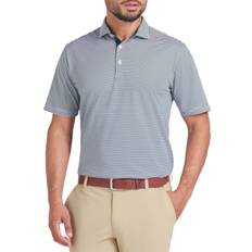 Puma Men's Isle Pique Golf Polo - Dark Myrtle/White Glow