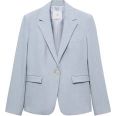 Mango Dam Kavajer Mango Fitted Suit Jacket Dam Kavajer - Pastel Blue