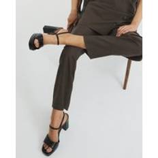 Heeled Sandals River Island Platform Heeled Sandals - Black