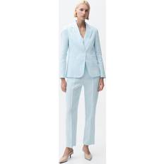 Damen Jacketts Mango Leinen-Sakko - Himmelblau
