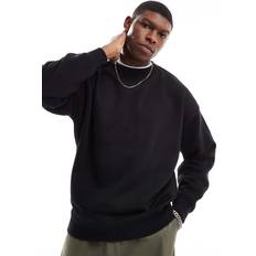 Sweatshirt Rund Hals - Sort