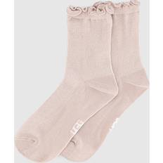 UGG Karsyn Lettuce Edge Socks Bay - Fog Grey