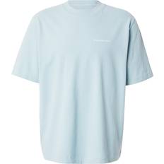 Abercrombie & Fitch Kläder Abercrombie & Fitch Blekt Blågrön T-shirt Med Logga