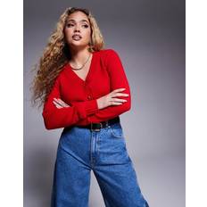 River Island Koftor River Island Kort Kofta Med V-Ringning - Röd