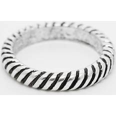 Ring Med Repdesign - Silverfärgad