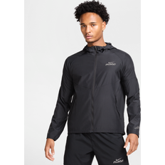 Nike Outerwear Nike Miler Flash Men's Water-Repellent Running Jacket - Black